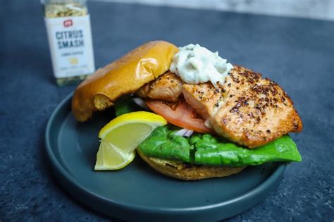 How does Asian Citrus Salmon Burger fit into your Daily Goals - calories, carbs, nutrition