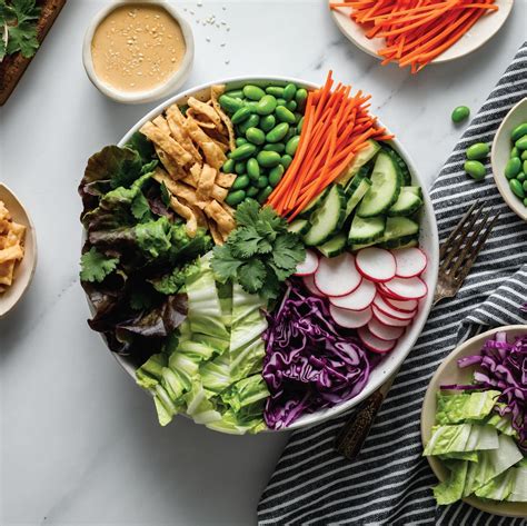 How does Asian Crunch Salad fit into your Daily Goals - calories, carbs, nutrition