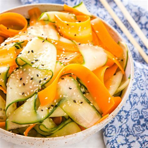 How does Asian Cucumber and Carrot Salad fit into your Daily Goals - calories, carbs, nutrition