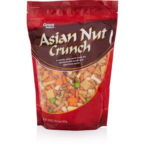 How does Asian Nut Crunch fit into your Daily Goals - calories, carbs, nutrition