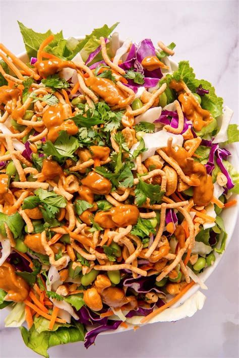 How does Asian Peanut Lo Mein Salad fit into your Daily Goals - calories, carbs, nutrition