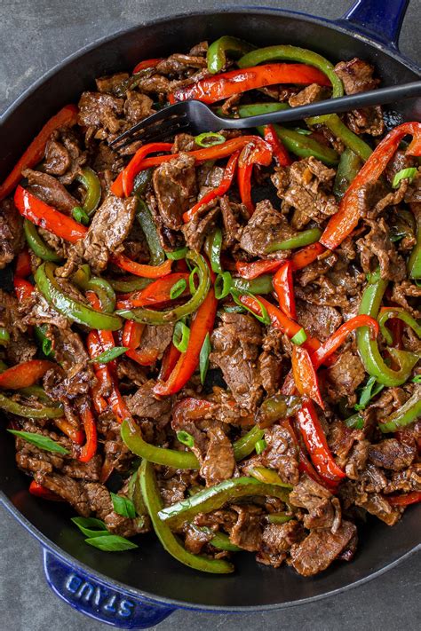 How does Asian Pepper Steak, Beef Strip Stir Fry fit into your Daily Goals - calories, carbs, nutrition