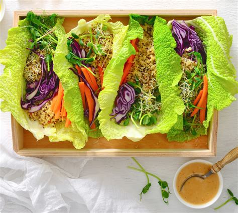 How does Asian Vegetable Wrap fit into your Daily Goals - calories, carbs, nutrition