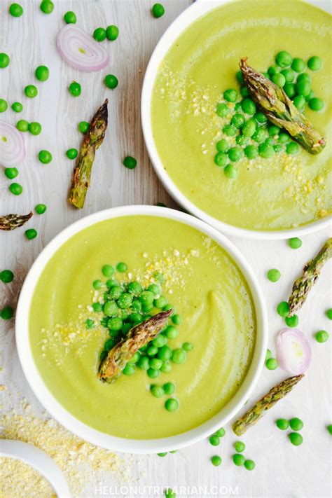 How does Asparagus and Pea Soup fit into your Daily Goals - calories, carbs, nutrition