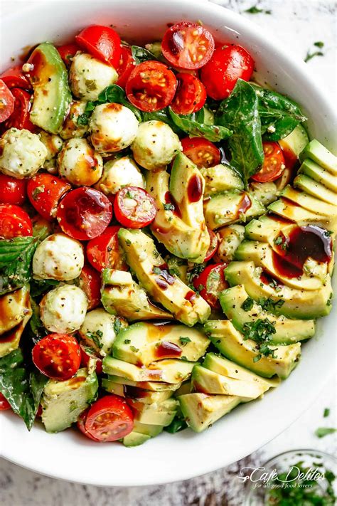 How does Avocado Caprese Side Salad fit into your Daily Goals - calories, carbs, nutrition
