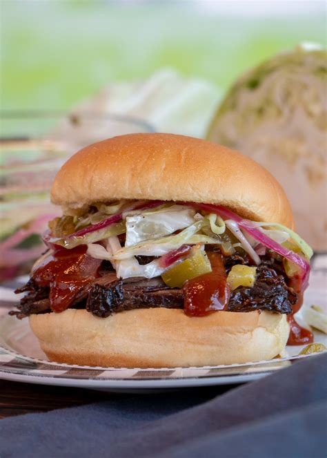 How does BBQ Brisket Sandwich fit into your Daily Goals - calories, carbs, nutrition