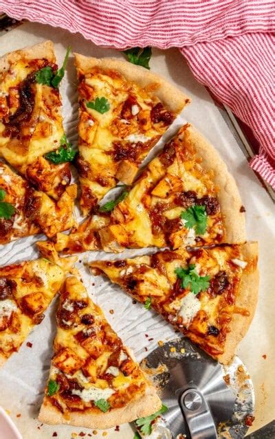 How does BBQ Chicken Pizza, Topped Crust fit into your Daily Goals - calories, carbs, nutrition