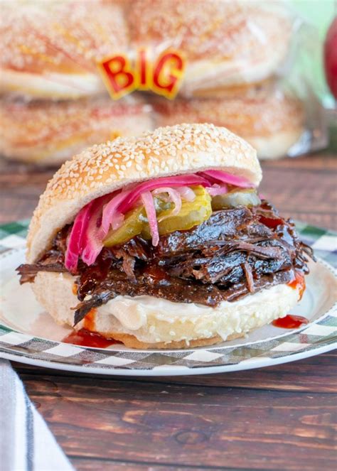 How does BBQ Jerk Beef Brisket Sandwich fit into your Daily Goals - calories, carbs, nutrition