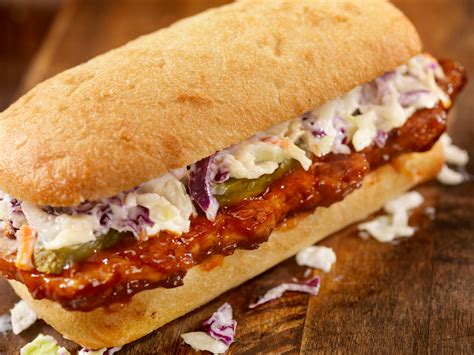 How does BBQ Pork Riblet Sandwich fit into your Daily Goals - calories, carbs, nutrition