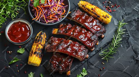 How does BBQ Pork Ribs with Fries, Corn on the Cob and Coleslaw fit into your Daily Goals - calories, carbs, nutrition