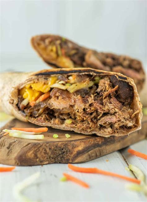 How does BBQ Pork Wrap fit into your Daily Goals - calories, carbs, nutrition