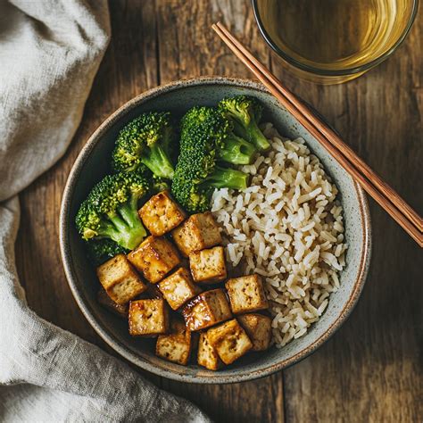 How does BBQ Tofu with Brown Rice e fit into your Daily Goals - calories, carbs, nutrition