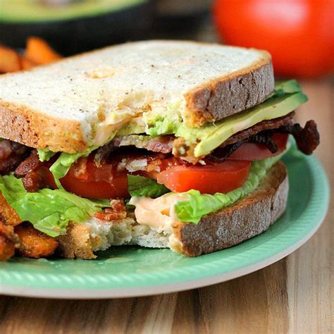 How does BLTA Sandwich - Half Order fit into your Daily Goals - calories, carbs, nutrition