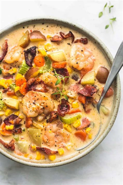 How does Bacon Corn Chowder with Shrimp fit into your Daily Goals - calories, carbs, nutrition