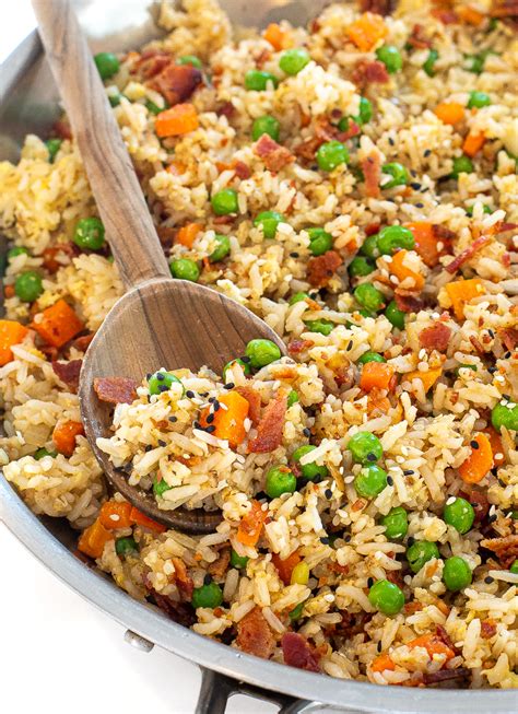 How does Bacon Fried Rice fit into your Daily Goals - calories, carbs, nutrition