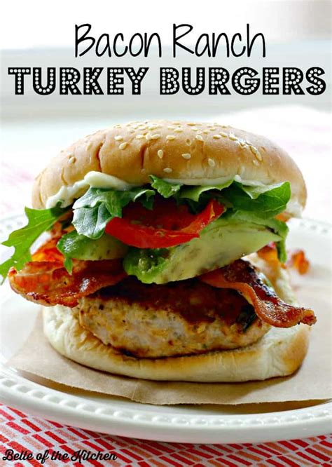 How does Bacon Ranch Turkey Burger fit into your Daily Goals - calories, carbs, nutrition