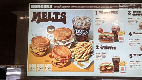 How does Bacon Swiss Melt fit into your Daily Goals - calories, carbs, nutrition