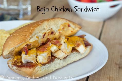 How does Baja Chicken Sandwich fit into your Daily Goals - calories, carbs, nutrition