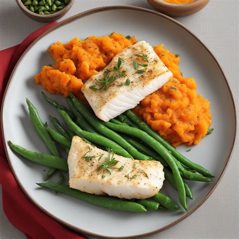 How does Baked Cod with Sweet Potato & Olive Relish fit into your Daily Goals - calories, carbs, nutrition