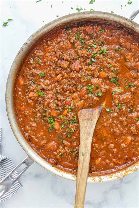 How does Baked Potato with Minced Beef and Tomato Ragu fit into your Daily Goals - calories, carbs, nutrition