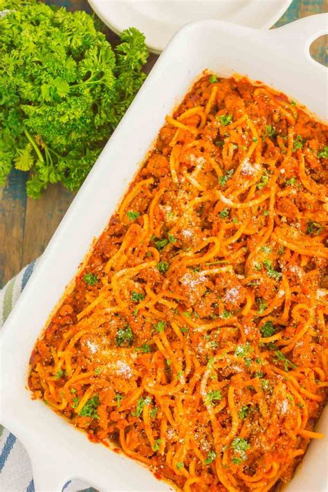 How does Baked Spaghetti fit into your Daily Goals - calories, carbs, nutrition