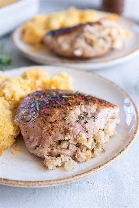 How does Baked Stuffed Pork Chop fit into your Daily Goals - calories, carbs, nutrition