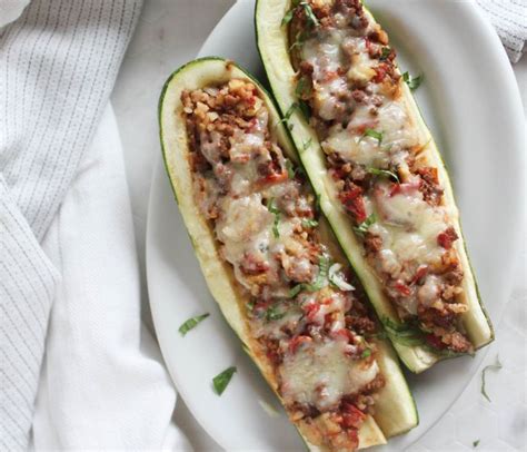 How does Baked Stuffed Zucchini fit into your Daily Goals - calories, carbs, nutrition
