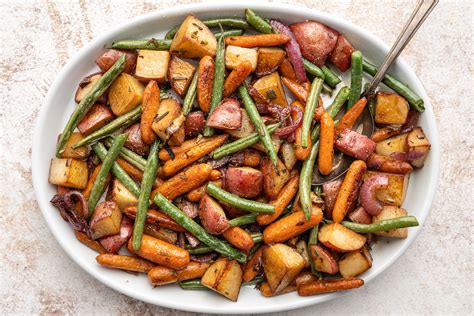 How does Balsamic Roasted Vegetables, low sodium fit into your Daily Goals - calories, carbs, nutrition