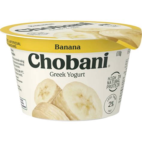 How does Banana Cream Greek Yogurt fit into your Daily Goals - calories, carbs, nutrition