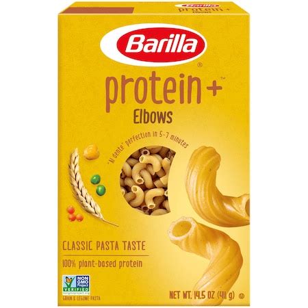How does Barilla Plus Elbow (50923.5) fit into your Daily Goals - calories, carbs, nutrition