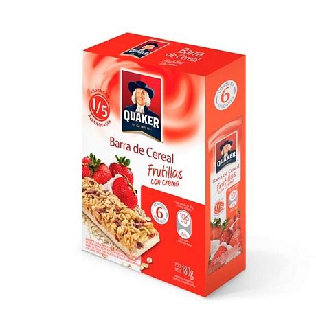 How does Barra De Cereal Frutillas Con Crema fit into your Daily Goals - calories, carbs, nutrition