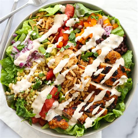 How does Bbq Ranch Salad fit into your Daily Goals - calories, carbs, nutrition