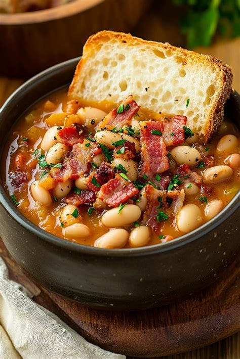 How does Bean with Bacon Soup fit into your Daily Goals - calories, carbs, nutrition