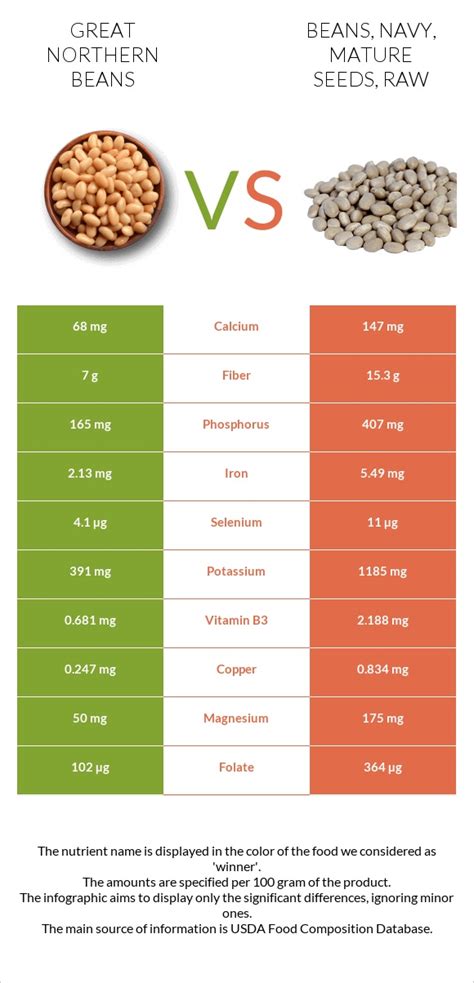 How does Beans, great northern, mature seeds, raw fit into your Daily Goals - calories, carbs, nutrition