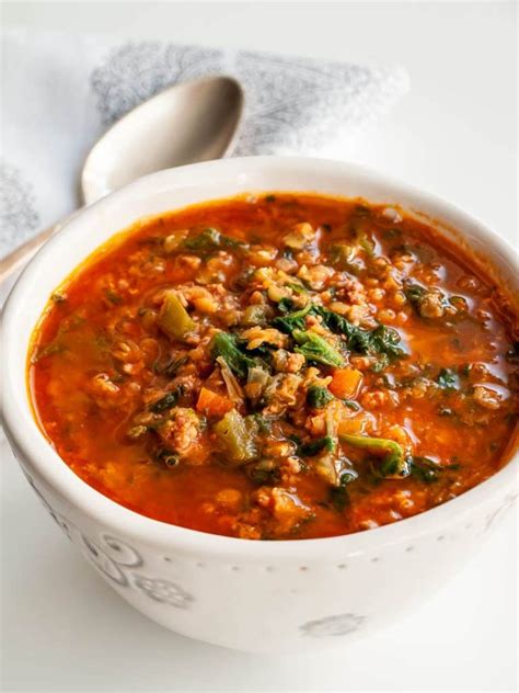 How does Beef, Bacon and Lentil Soup fit into your Daily Goals - calories, carbs, nutrition