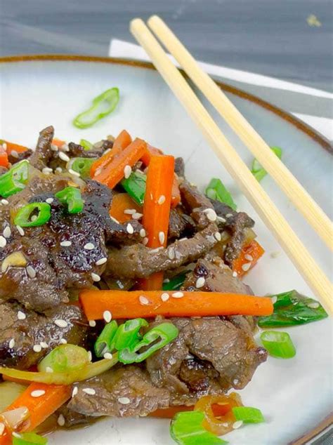 How does Beef, Sesame Stir Fry (Bostwick) fit into your Daily Goals - calories, carbs, nutrition