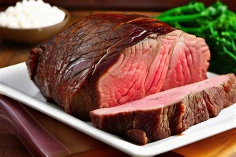 How does Beef, round, eye of round roast, boneless, separable lean and fat, trimmed to 0