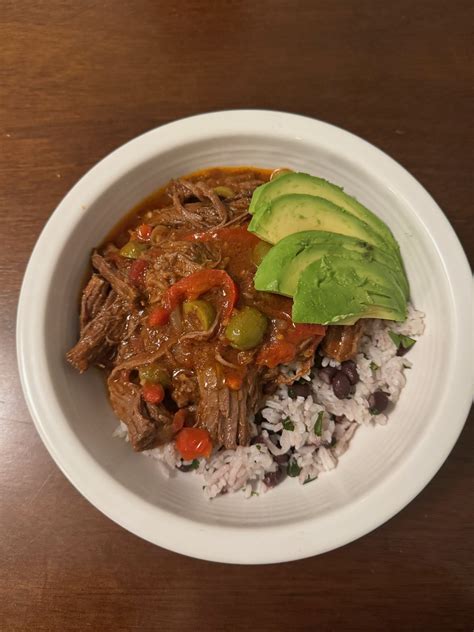 How does Beef Brisket Ropa Vieja 1 oz fit into your Daily Goals - calories, carbs, nutrition