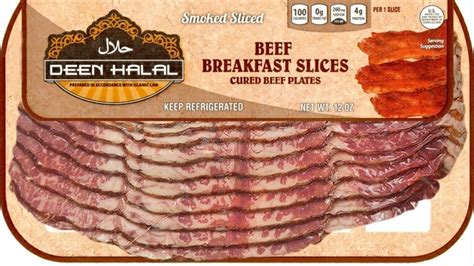 How does Beef Brkf Sliced Halal fit into your Daily Goals - calories, carbs, nutrition