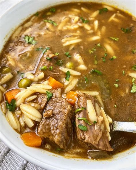 How does Beef Orzo Soup (4848.0) fit into your Daily Goals - calories, carbs, nutrition