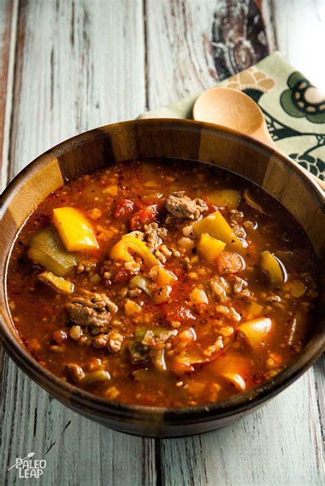 How does Beef Pepper Soup fit into your Daily Goals - calories, carbs, nutrition