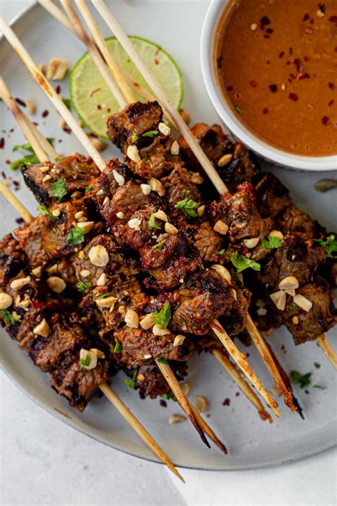 How does Beef Satay with Peanut Sauce-OCC fit into your Daily Goals - calories, carbs, nutrition