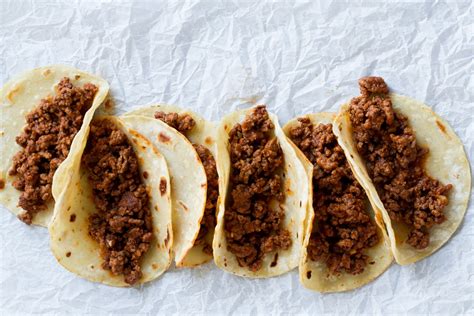 How does Beef Soft Tacos, Ground Beef, Cheese, Lettuce fit into your Daily Goals - calories, carbs, nutrition