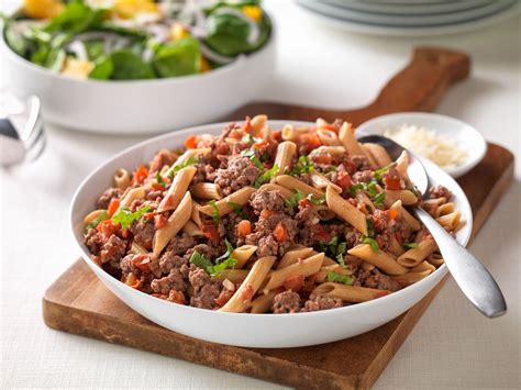 How does Beef Stir Fry with Penne Pasta SMALL fit into your Daily Goals - calories, carbs, nutrition