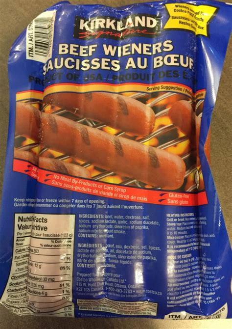 How does Beef Wiener fit into your Daily Goals - calories, carbs, nutrition