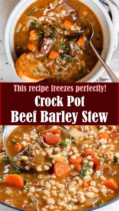 How does Beef and Barley Stew fit into your Daily Goals - calories, carbs, nutrition