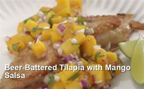 How does Beer Battered Tilapia with Mango Salsa fit into your Daily Goals - calories, carbs, nutrition