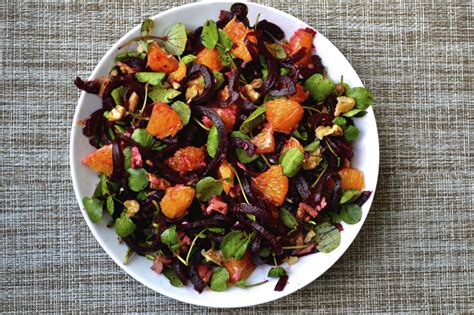 How does Beetroot Orange & Roquette Salad fit into your Daily Goals - calories, carbs, nutrition