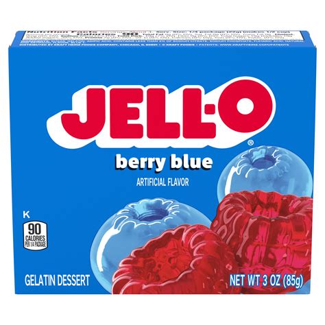 How does Berry Blue Gelatin-sm fit into your Daily Goals - calories, carbs, nutrition