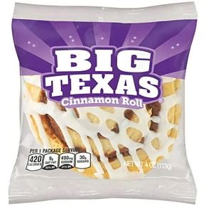 How does Big Texas Cinnamon Roll fit into your Daily Goals - calories, carbs, nutrition